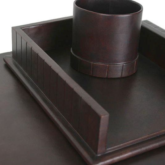 Leather Desk Set Leather Desk Set