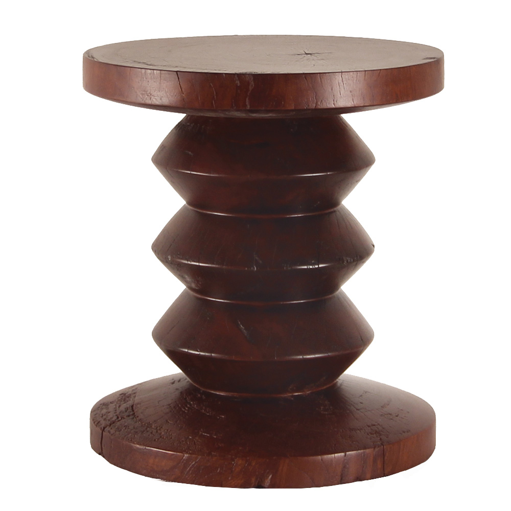 Solid Turned Wood Stool Solid Turned Wood Stool