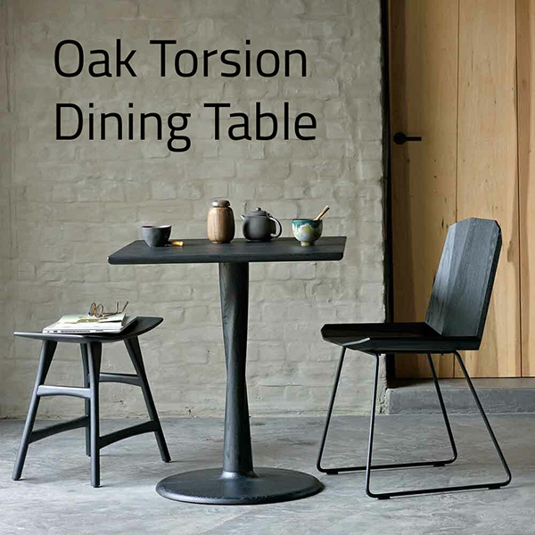 Oak Torsion Dining Table