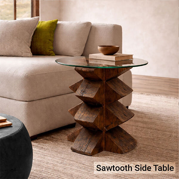 Sawtooth Side Table
