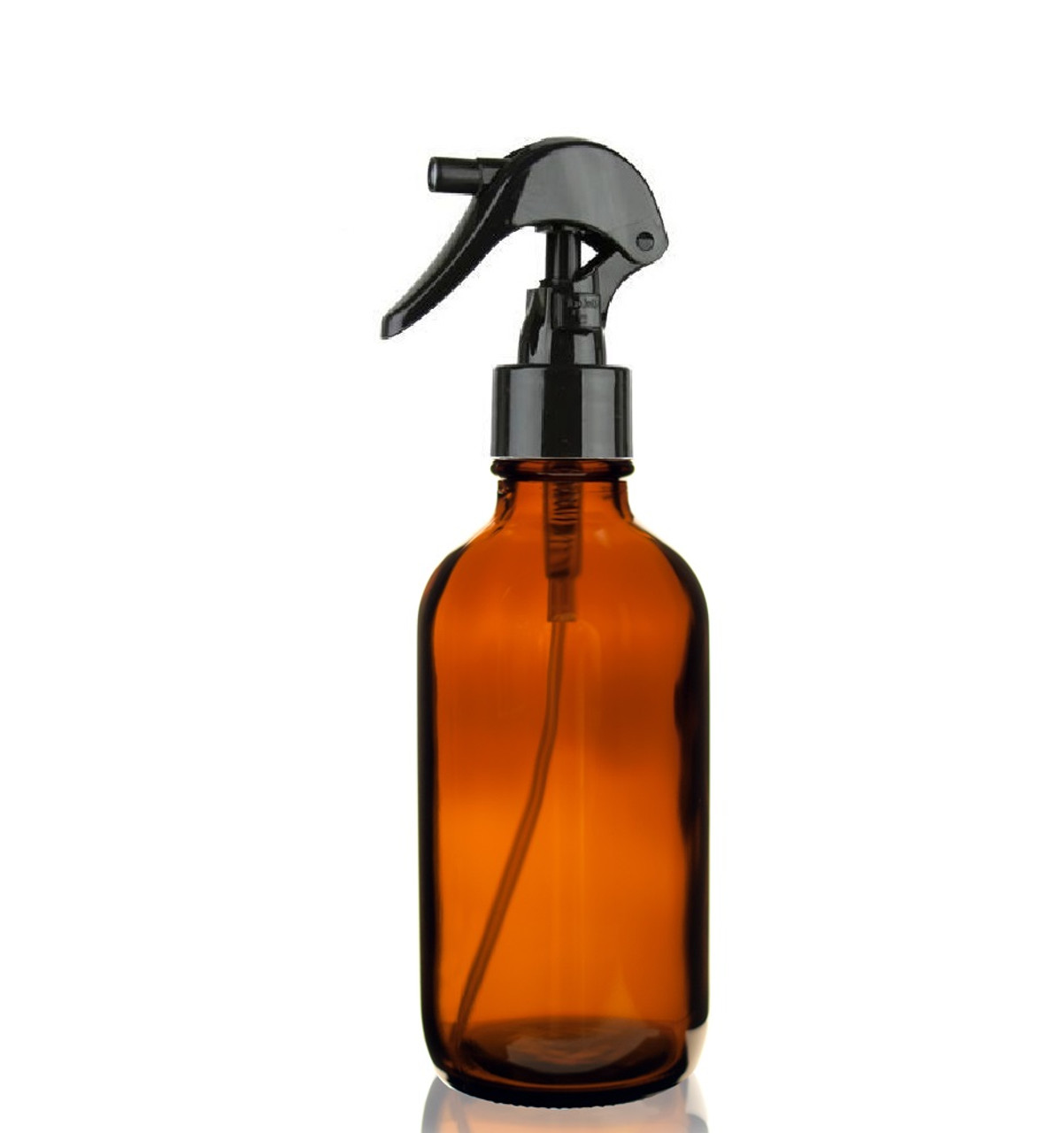Download 4 oz AMBER Boston Round Glass Bottle - w/ Black Mini ... Yellowimages Mockups