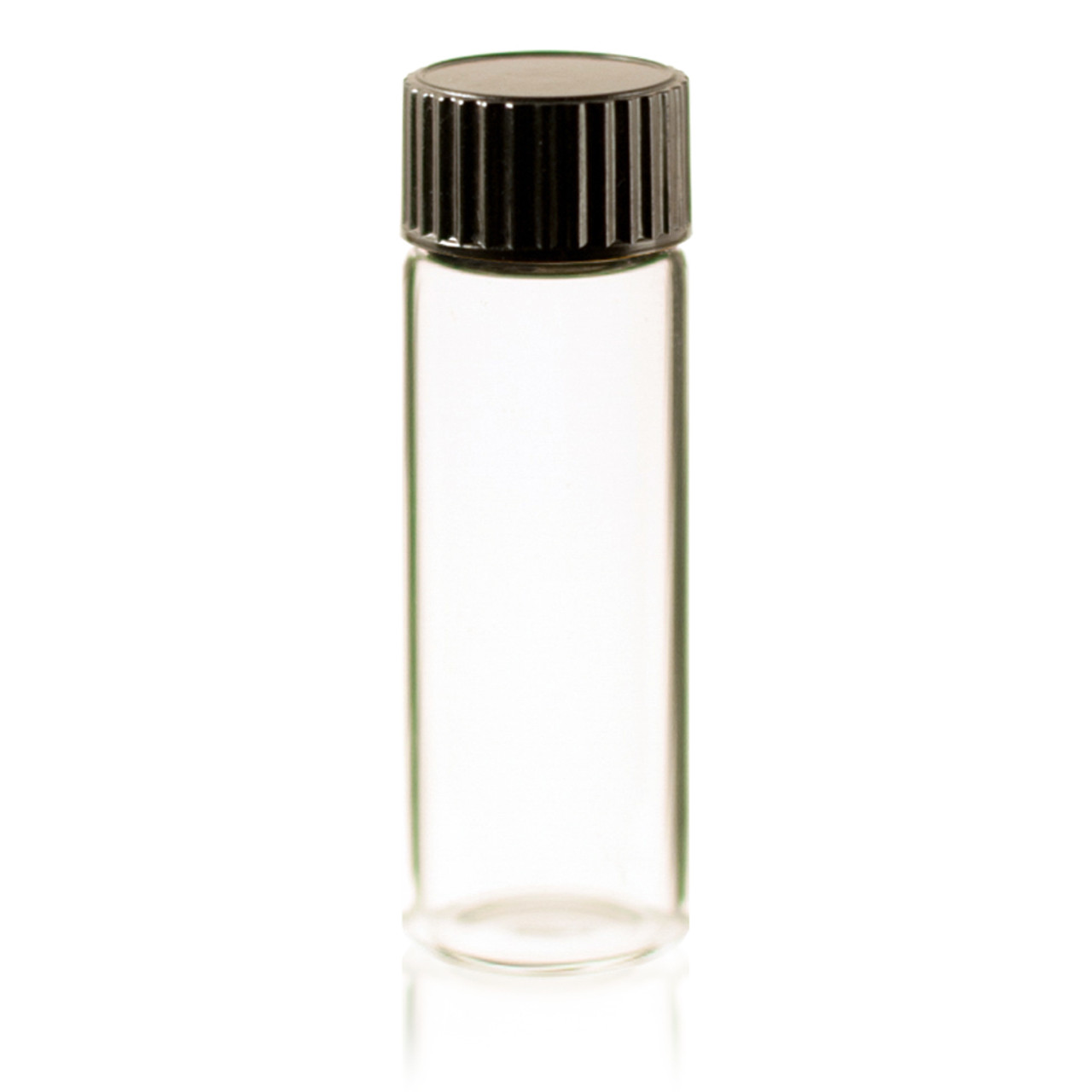 1 Dram Clear Glass Vial w/ Cap