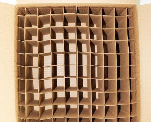 Corrugated Box with 80 Dividers (Fits 80 2 oz. Boston Round Bottles) Corrugated Box with 80 Dividers (Fits 80 2 oz. Boston Round Bottles)