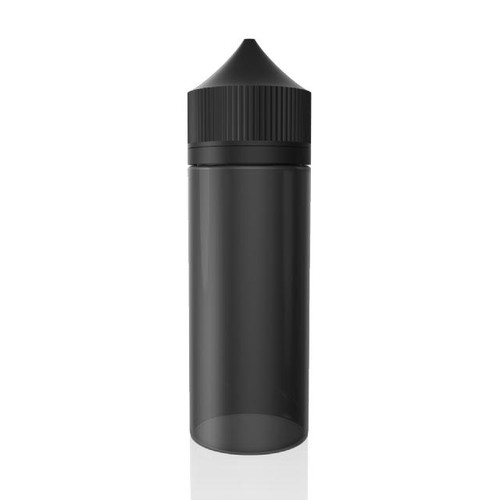 120 ML PET TRANSLUCENT BLACK UNICORN BOTTLE WITH CRC & TEMPER EVIDENT 120 ML PET TRANSLUCENT BLACK UNICORN BOTTLE WITH CRC & TEMPER EVIDENT