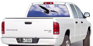 ClearVue See Through Rear Window Vinyl Graphics Decals Stripes