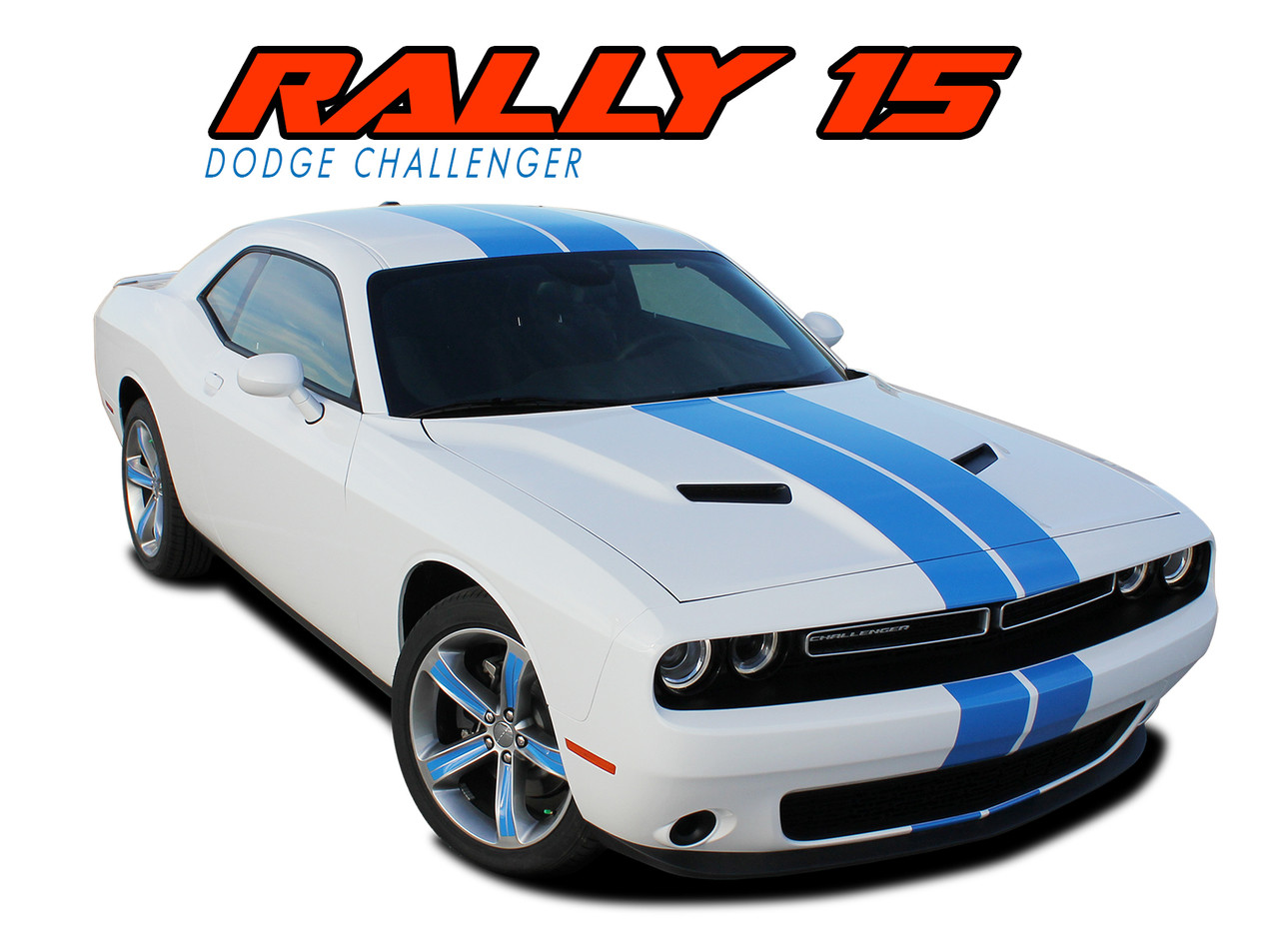 Dodge Challenger Racing Stripes Vinyl Graphics Decals