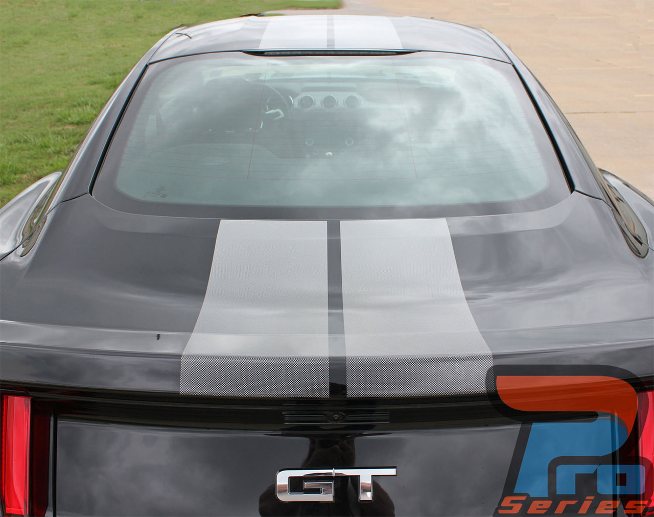 FADED RALLY Ford Mustang Racing Stripes Mustang Decals Vinyl Graphics