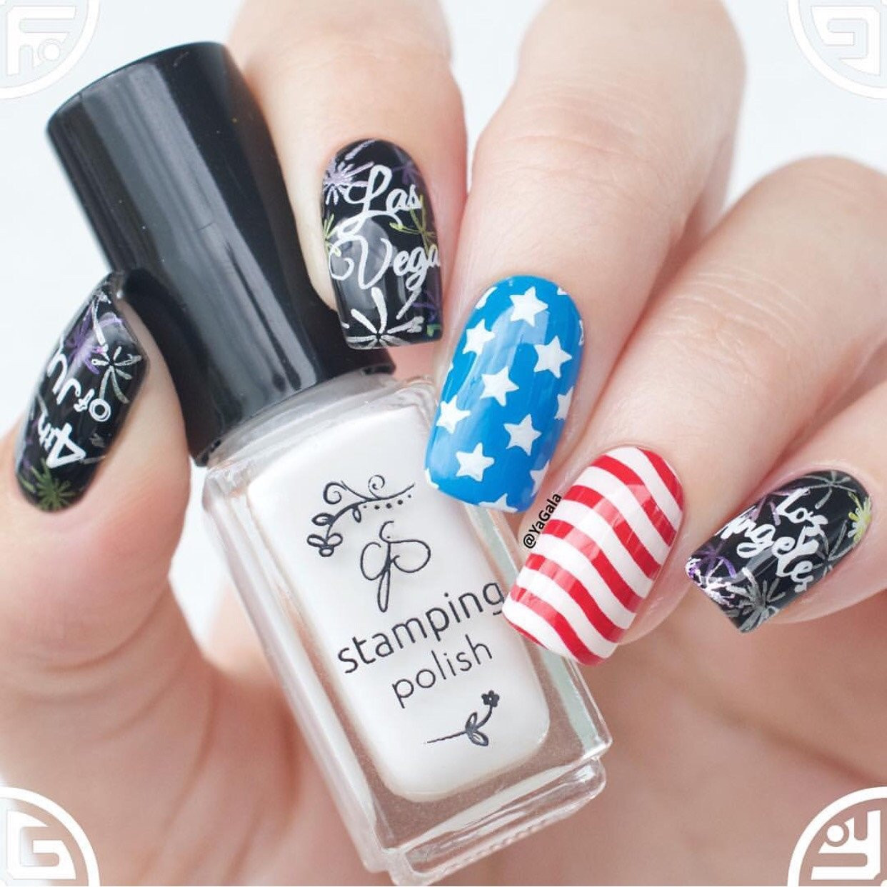 USA (CjS LC10) Nail Stamping Plate