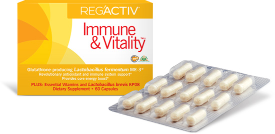 Reg'Activ Immune and Vitality supplement