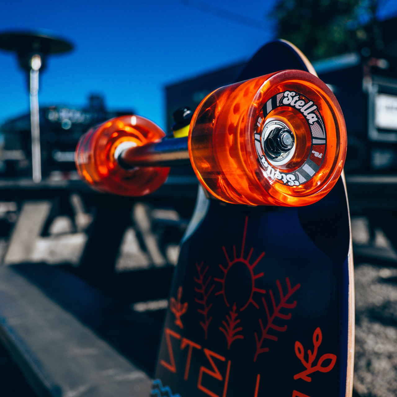 Stella 38" Kicktail Elephant Longboard Complete The Longboard Store