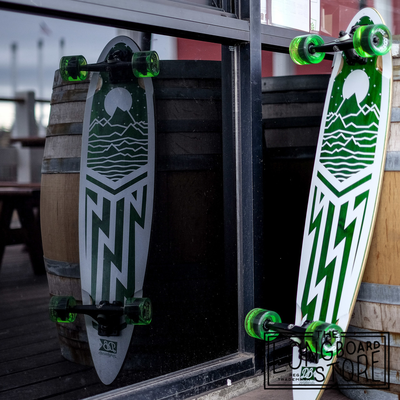 DB 38" Cascade Green Longboard Complete The Longboard Store