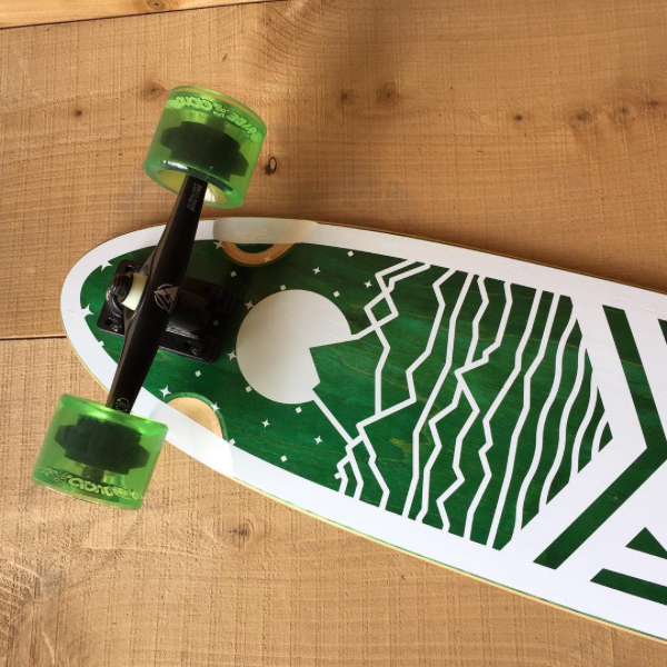 DB 38" Cascade Green Longboard Complete The Longboard Store