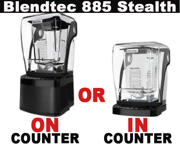 Blendtec Commercial Stealth 885 Blender w/ 2 Wildside+ Jars – J.L. Hufford