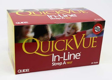 00347 QuickVue In-Line Strep A Swab Pack. Price per box - MedicalEcart