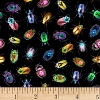 Bright Bugs on Black- Fabric for special needs bibs