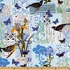 French Belle Blue Fabric Swatch