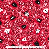 Red Bandana Dogs- Fabric for special needs bibs