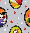 Mickey & Friends Halloween Gray Fabric Swatch