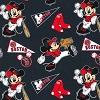 Mickey Red Sox Fabric Swatch