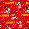 Mickey Chiefs Fabric Swatch