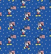 Mickey Stars & Stripes Fabric Swatch