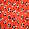 Mickey Red M Fabric Swatch