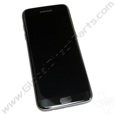 OEM Samsung Galaxy S7 Edge G935A Complete AMOLED & Digitizer Assembly with Front Housing - Black