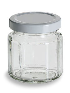 glass oz multifaceted lid jar ml lids jars