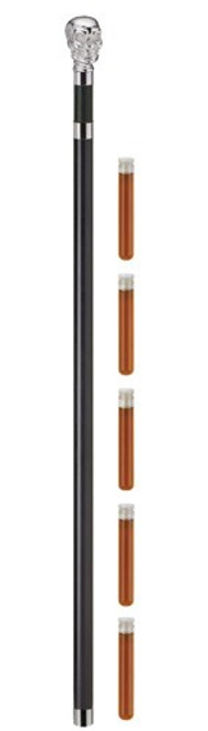 Skull Handle 5 Flask Brandy Flask Cane Skull Handle 5 Flask Brandy Flask Cane