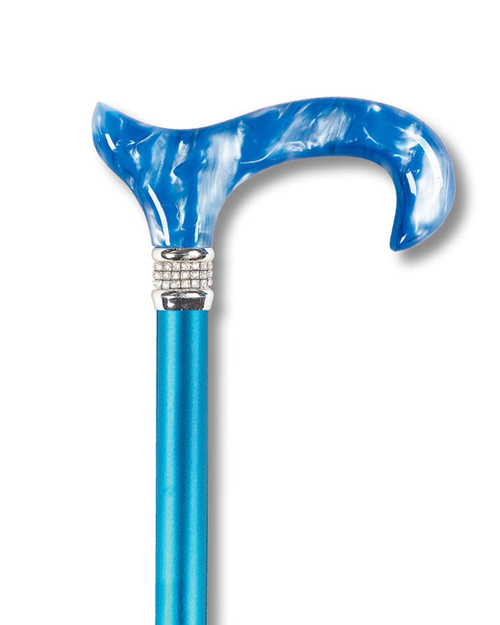 Blue Pearl Diamond Cane Exquisite Walking Canes