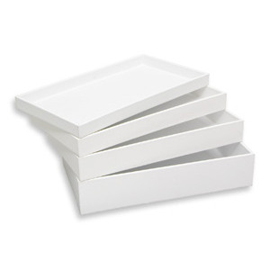 plastic utility tray drip pan loading zoom stackable jewelry display utility tray plastic white 1 plastic utility tray drip pan loading zoom stackable jewelry display utility tray plastic white 1