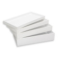 Stackable Jewelry Display Utility Tray Plastic White 1.5"H