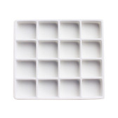 Flocked Tray Liner 16-Compartment Insert White