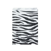 Paper Jewelry Gift Bag 5x7" Zebra (100)