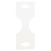 Necklace Bracelet Hanging Card (Adhesive Backing) White 