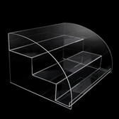 Acrylic 3-Tier Arched Cosmetic Display Stand