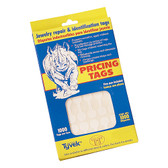 1000 Tyvek Tear-Proof Pricing Label Tag Round