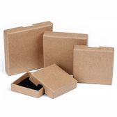 Shipping Friendly Thin Box 3 1/2" x 3 1/2" x 5/8"H Kraft