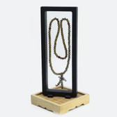 3D Suspension Display Jewelry Gift Box 9" x 3 1/2" Black