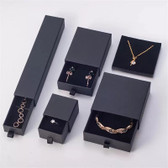 Jewelry Slide Drawer Box Matte Black