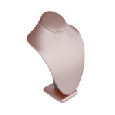 Steel Pink Necklace Pendant Display Neck Bust Form 11"H 