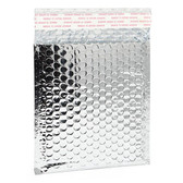 Glamour Poly Bubble Mailer Envelope 7.5" x 7.5" SILVER #CD
