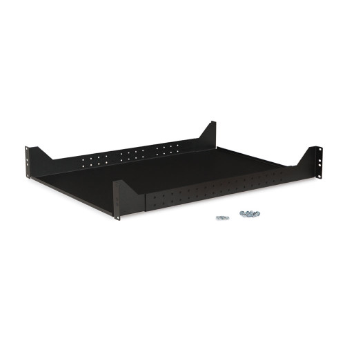 Rackmount Solutions VSD - 2u 4 Post Solid Adjustable Fixed Rackmount Shelf Rackmount Solutions VSD - 2u 4 Post Solid Adjustable Fixed Rackmount Shelf