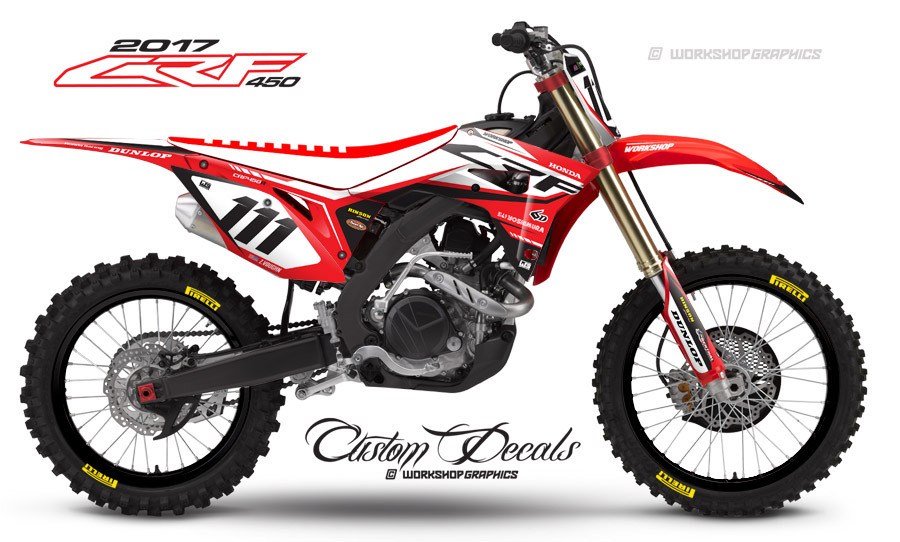 2017 CRF450R Graphics Kit 2017 CRF450R Graphics Kit