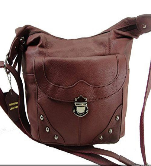 Concealed Carry Handbag Gun Concealment Purse Left/Right Hand 7005 WINE