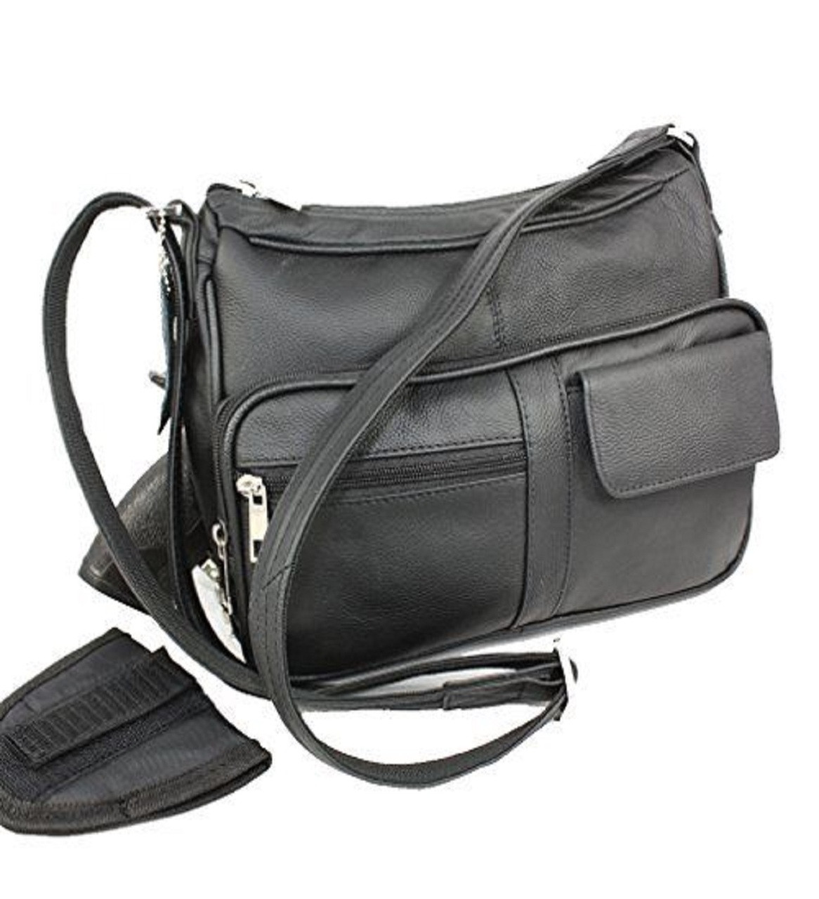 Concealed Carry Gun Bag Genuine Leather Handbag Purse