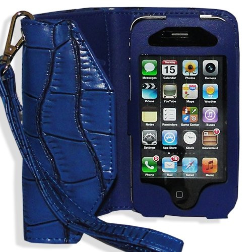Blue Fashion Cell Phone Holder Wristlet Wallet eBay