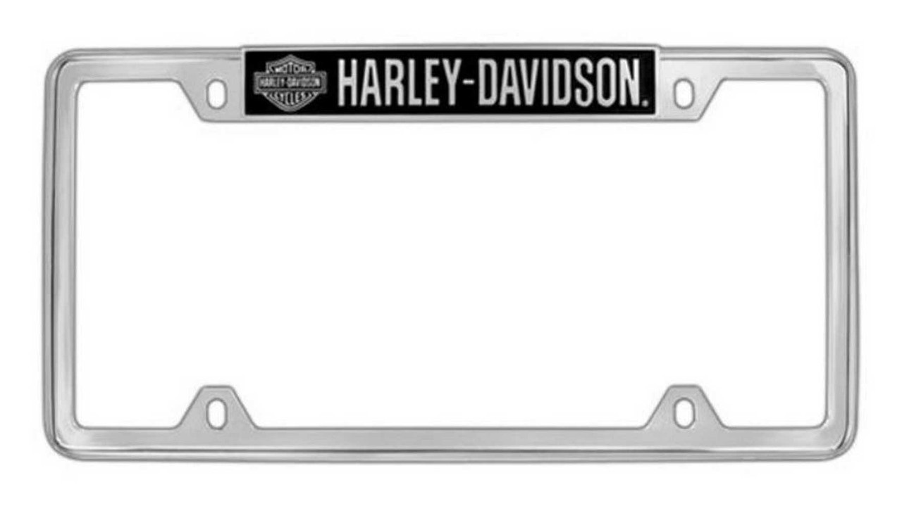 Harley-Davidson® H-D Bar & Shield License Plate Frame Chrome HDLFZ18-U ...