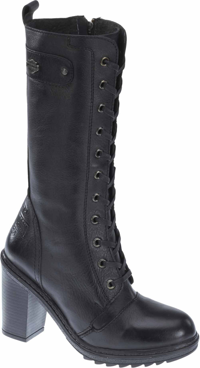 HarleyDavidson® Women's Lunsford 10.25In Black Fashion Boots. 4In