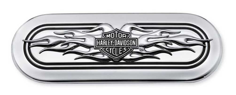 Harley-Davidson® B&S Flames Transmission End Cover Trim, Twin-Cam ...